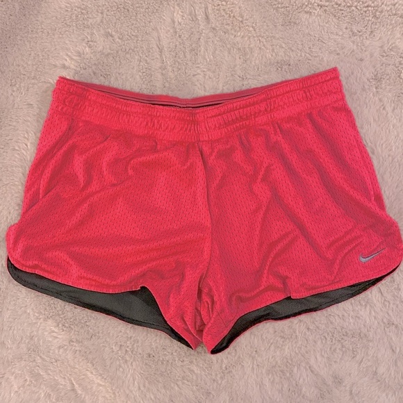 Nike Pants - Nike Hot Pink Athletic Shorts - Size Medium - in very used condition